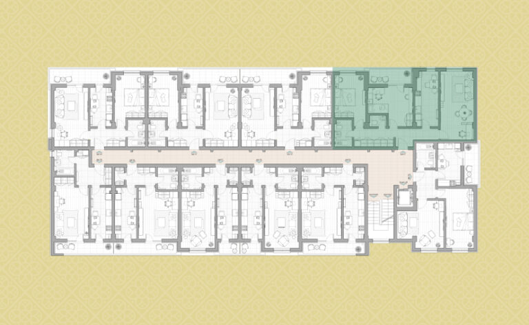 Sirajardin - Apartament cu 3 camere - 3A