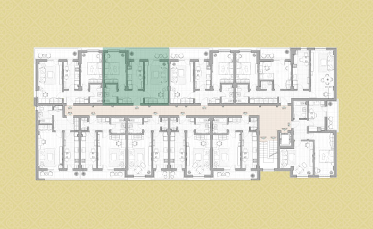 Sirajardin - Apartament cu 2 camere - 2A