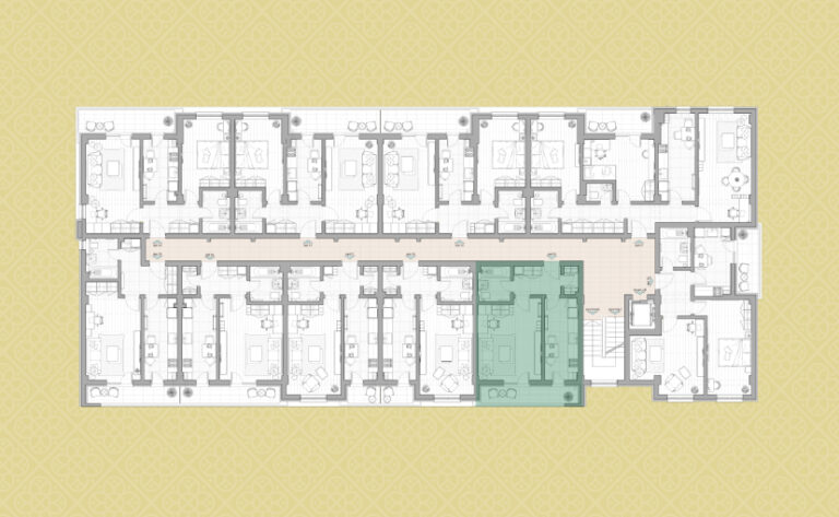 Sirajardin - Apartament cu 1 cameră - 1A