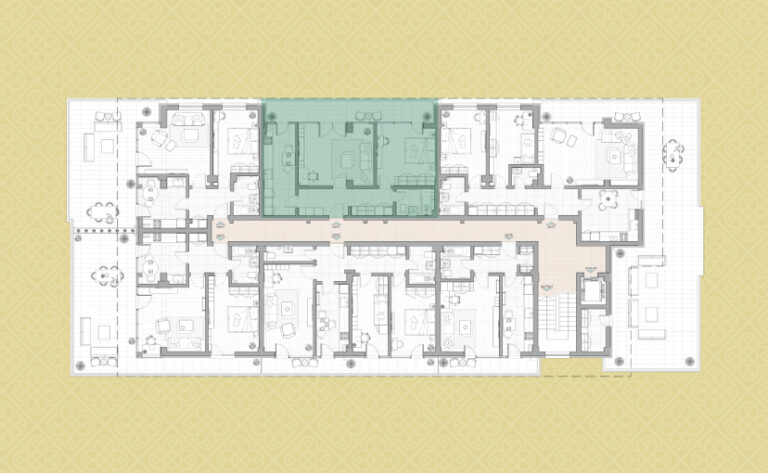 Sirajardin - Apartament cu 2 camere - 2F