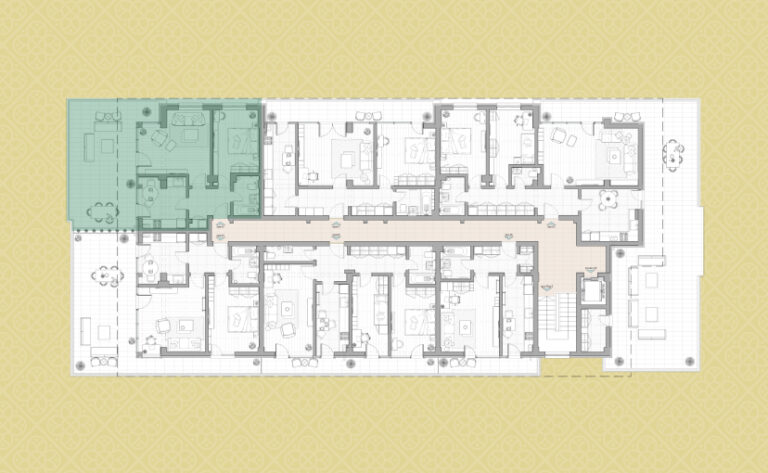 Sirajardin - Apartament cu 2 camere - 2G