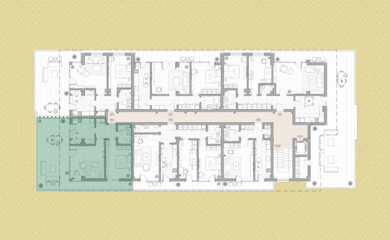 Sirajardin - Apartament cu 2 camere - 2H