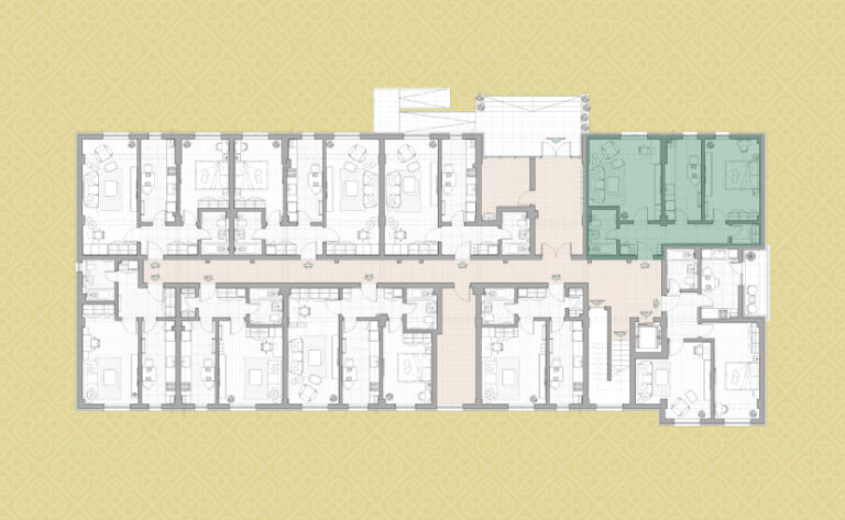 Sirajardin - Apartament cu 2 camere - 2E