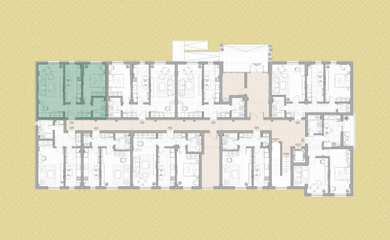Sirajardin - Apartament cu 2 camere - 2C